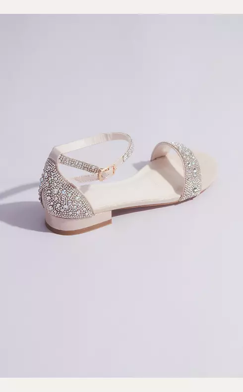 Crystal-Encrusted Flat Sandals Image 2