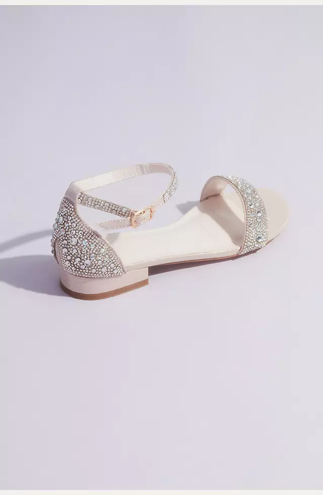 Crystal-Encrusted Flat Sandals Image 2