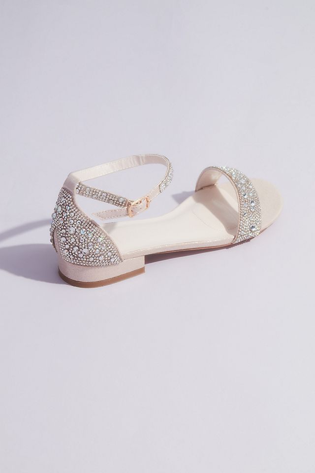 Crystal-Encrusted Flat Sandals Image 5