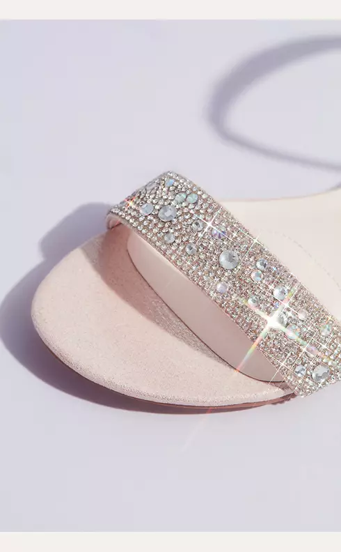 Crystal-Encrusted Flat Sandals Image 3