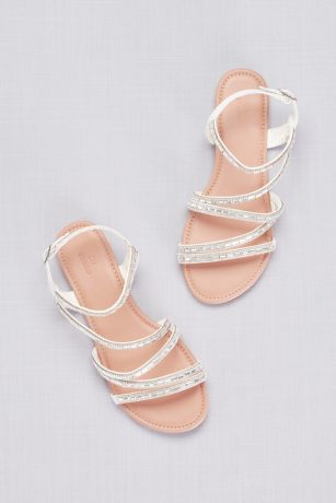 Womens Sandals Gladiator Wedge Straps David S Bridal