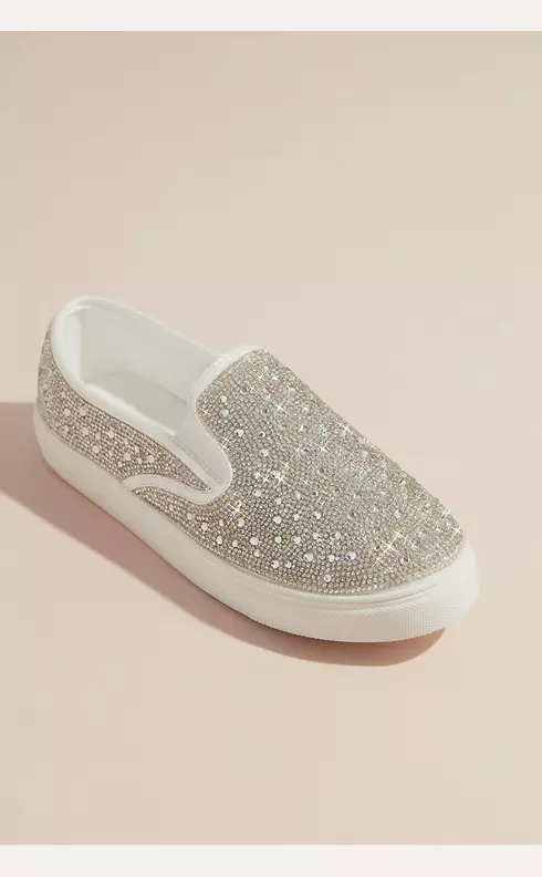 Crystal Embellished Slip-On Sneaker Image 1