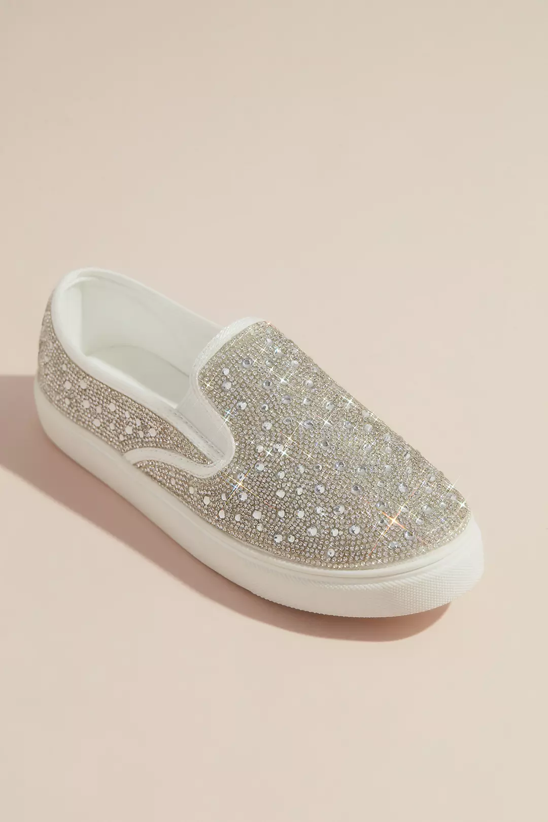 Crystal Embellished Slip-On Sneaker Image