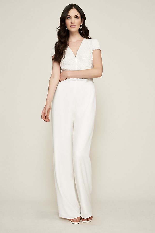 Crepe Jumpsuit with Side Pockets Image 1