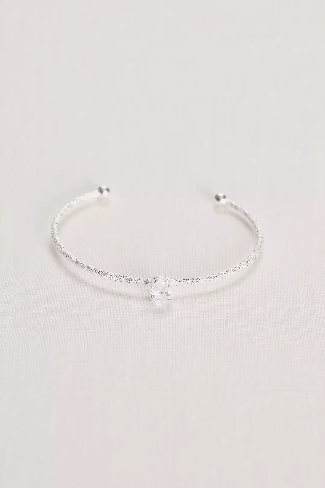 Sparkle Crystal Solitaire Bangle Image
