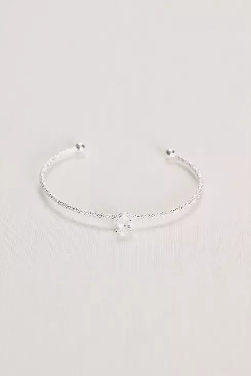 Sparkle Crystal Solitaire Bangle Image 1