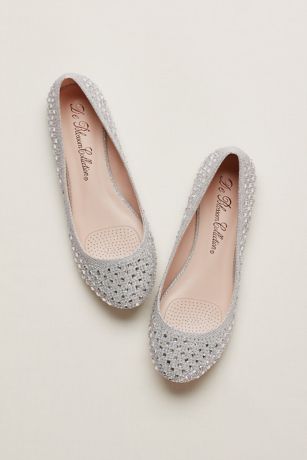 david's bridal ballet flats