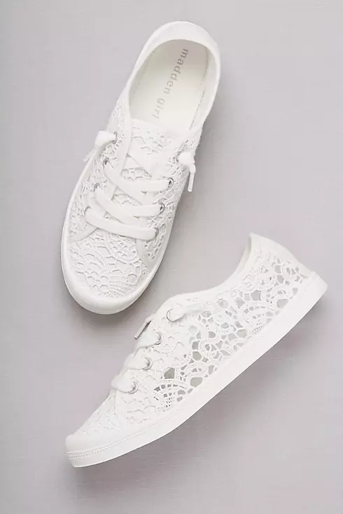 Crochet Lace Sneakers Image 4