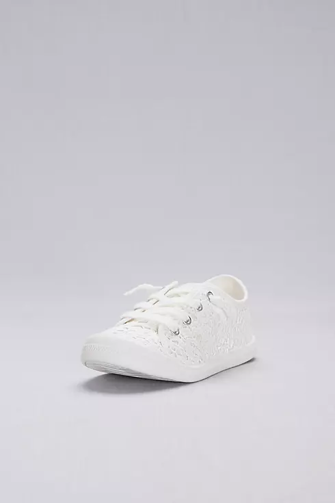 Crochet Lace Sneakers Image 1