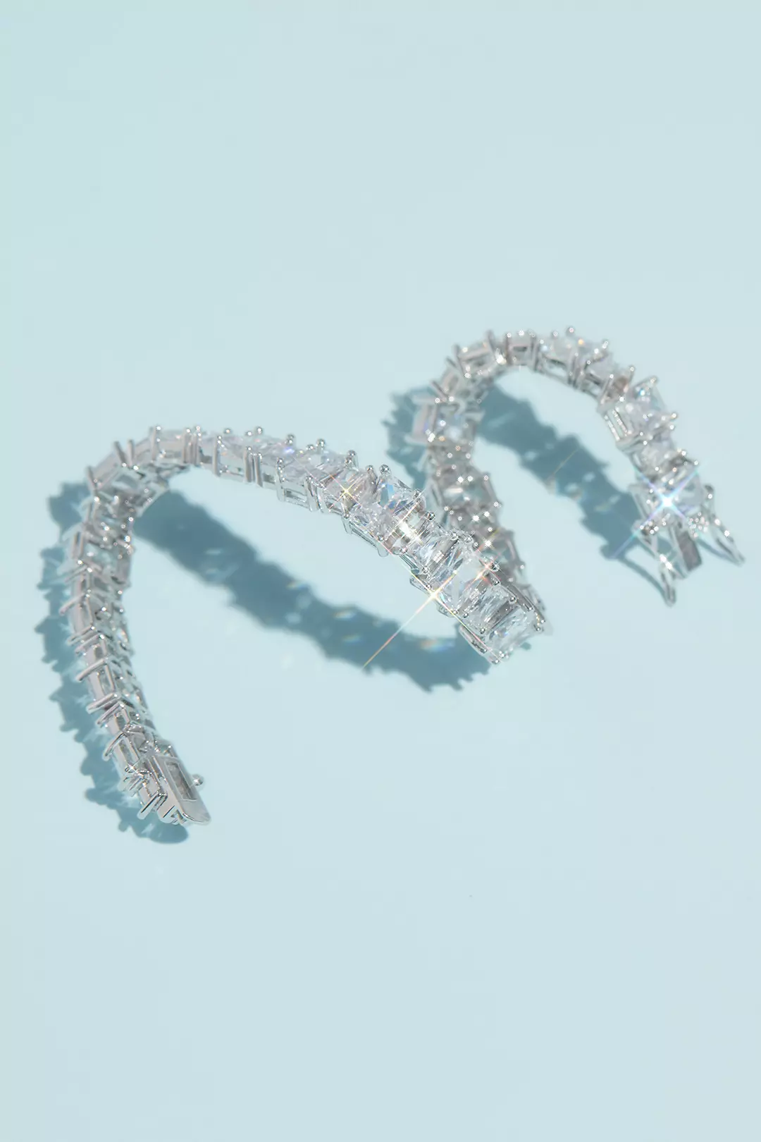 Elegant Cubic Zirconia Tennis Bracelet Image 2