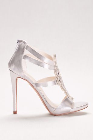 felda crystal embellished strappy evening shoe