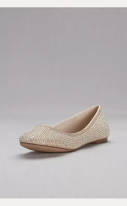 Crystal and Pearl Ballet Flats Image 1