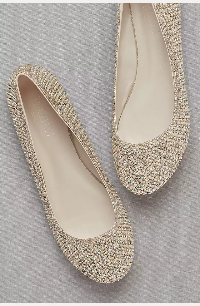 Crystal and Pearl Ballet Flats Image 4