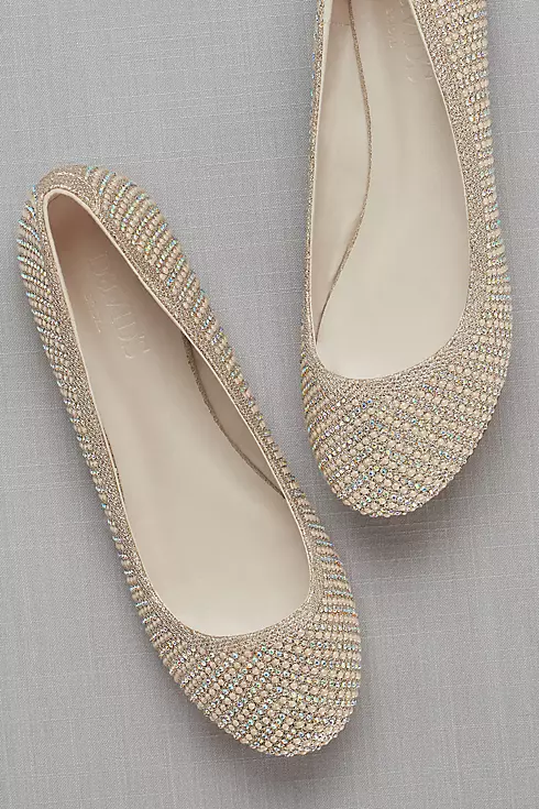 Crystal and Pearl Ballet Flats Image 4