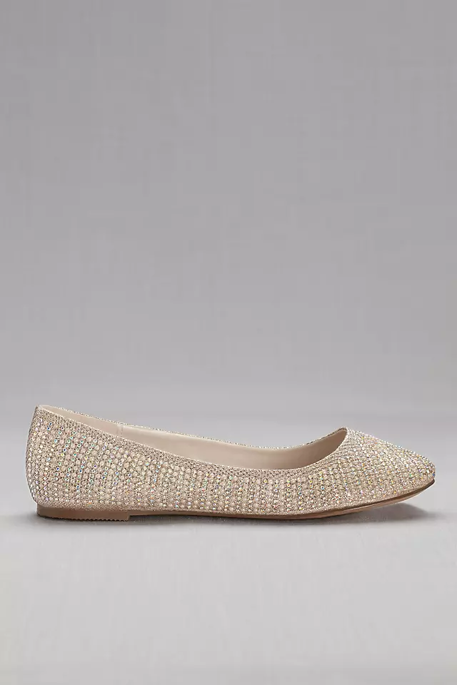 Crystal and Pearl Ballet Flats Image 3