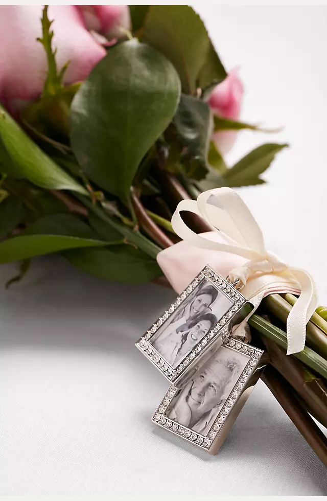 Photo Bouquet Charm for Wedding - Memorial Charm