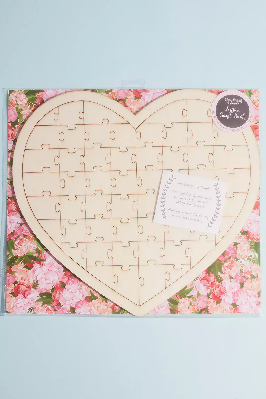 Heart Jigsaw Puzzle Guest Book Alternative Image 3