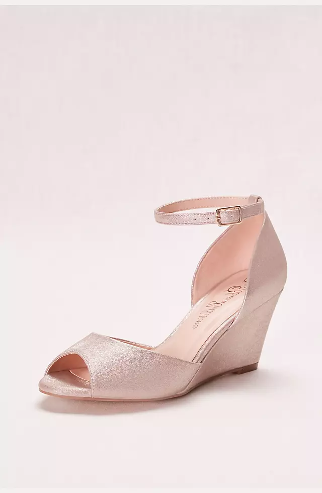 Peep Toe Wedge with Ankle Strap Image