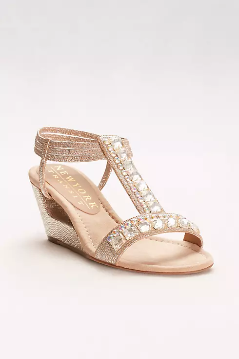 Double Crystal T-Strap Wedges Image 1