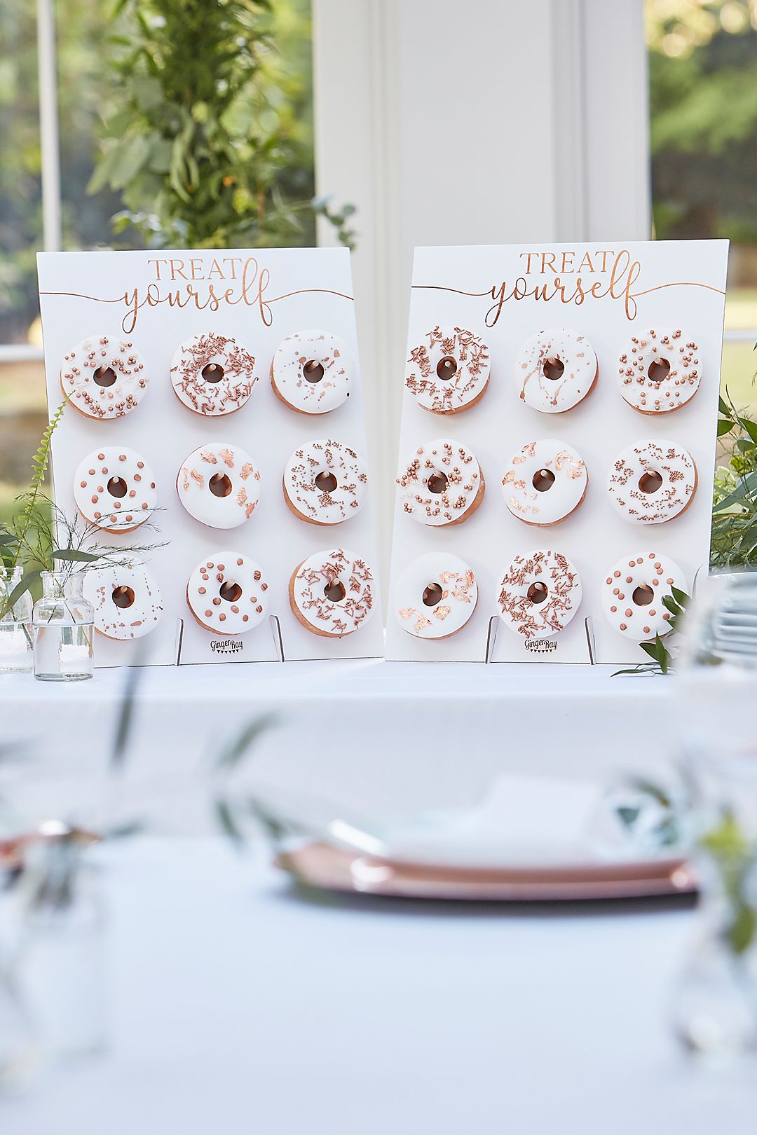 Rose Gold Treat Yourself Donut Wall Set Image 2