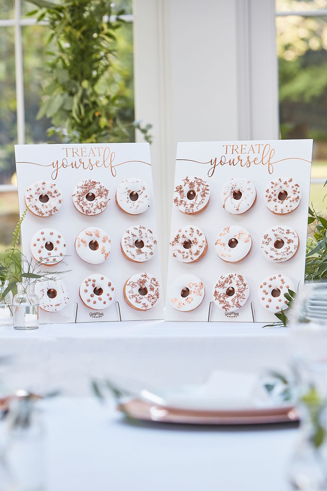 Rose Gold Treat Yourself Donut Wall Set Image 1