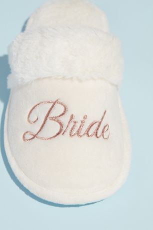 david's bridal slippers