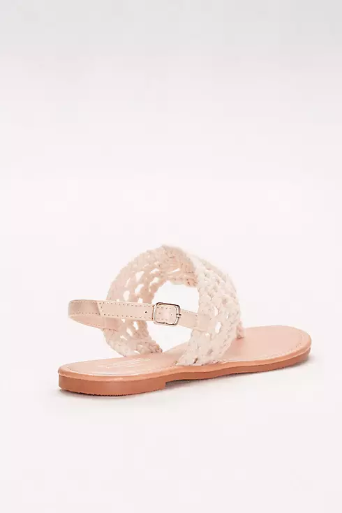 Macrame-Weave Slingback Sandals  Image 2