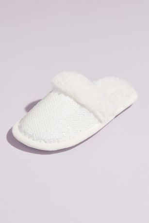 bridal fluffy slippers