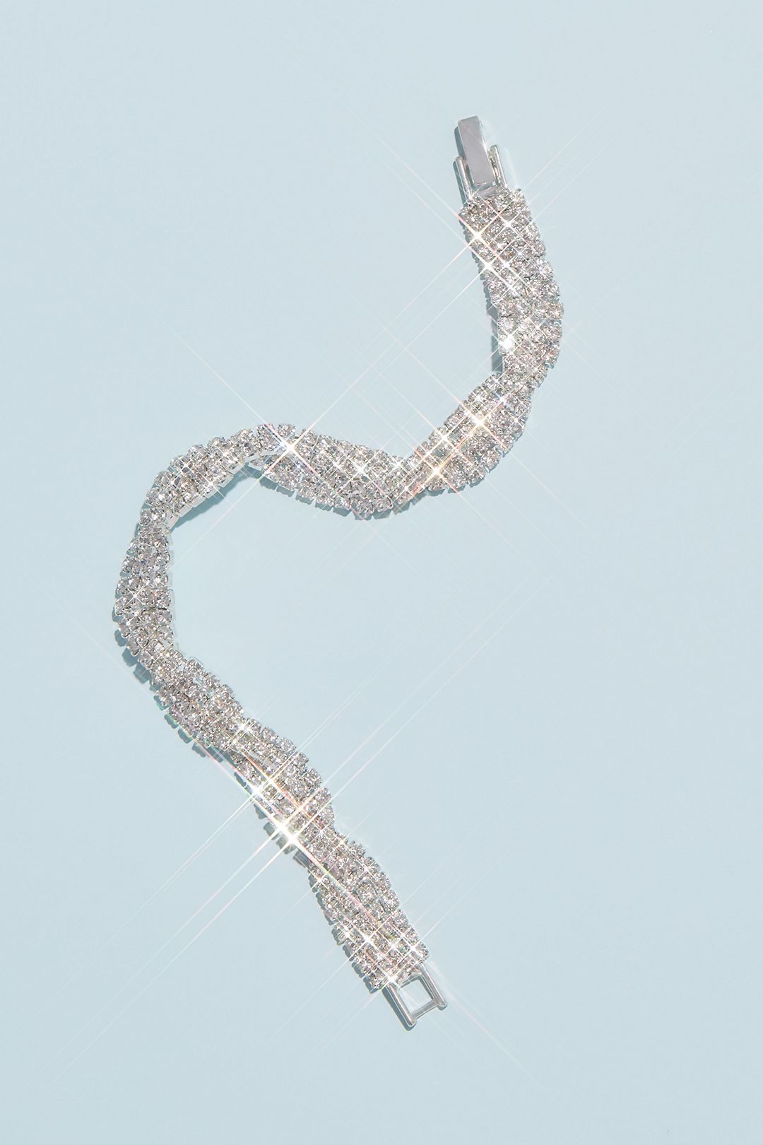 Twisted Strands Crystal Bracelet Image 1