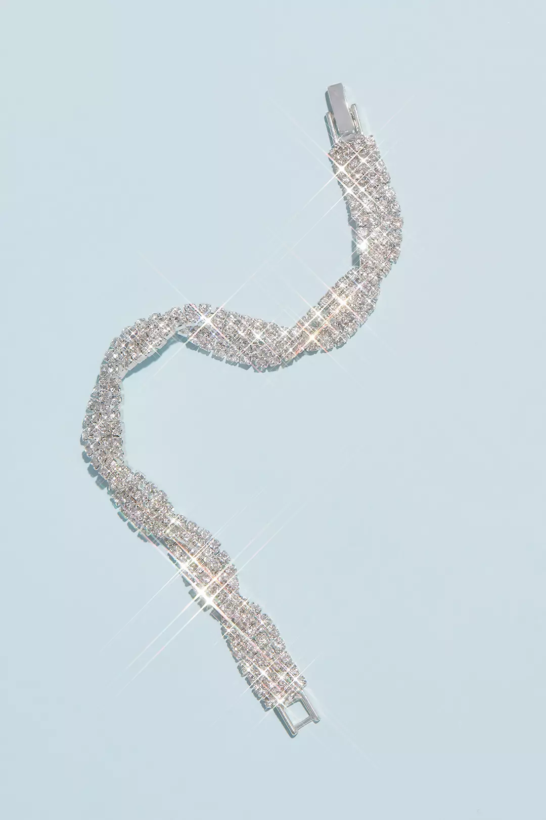 Twisted Strands Crystal Bracelet Image