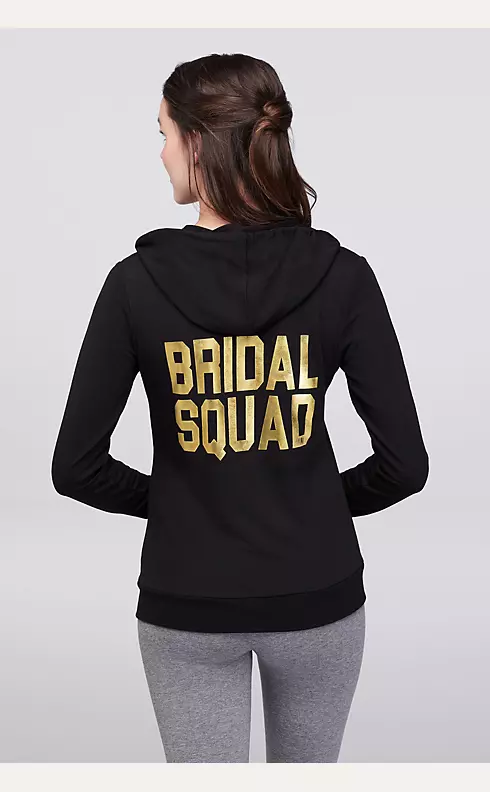 Bridal Squad Zip-Up Hoodie  Image 2