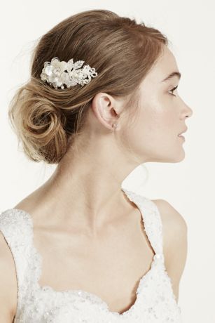 Wedding comb, white, mother-of-pearl | SG-1 selling