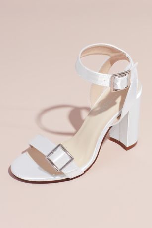 dyeable shoes block heels