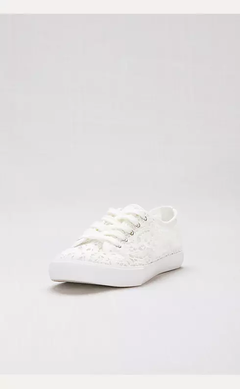 Lace Crochet Sneakers Image 1