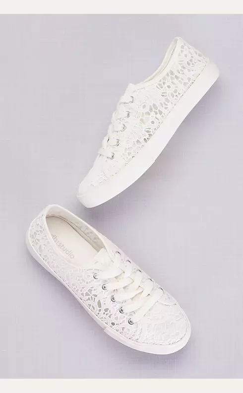 Lace Crochet Sneakers Image 4