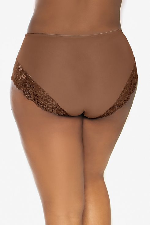 Curvy Couture Tulip Lace Hipster Image 3