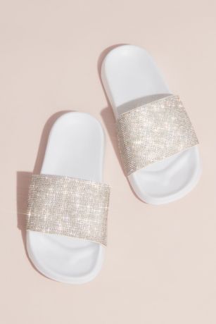 bridal slip on shoes