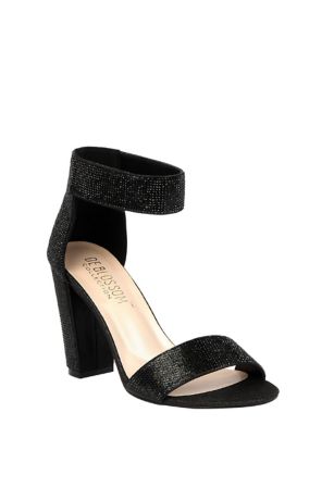 black strappy heels 3 inch