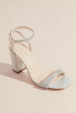 2 inch silver 2024 heels for prom