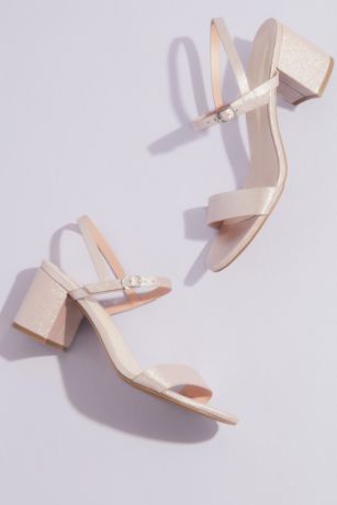 Blush block heel clearance shoes