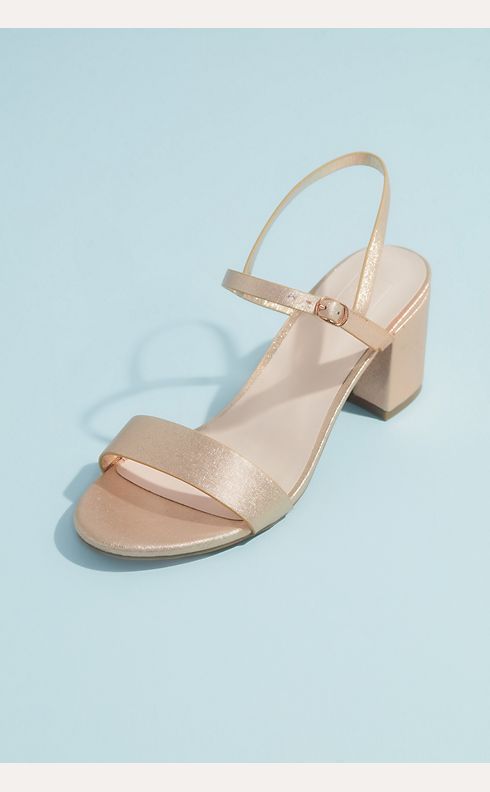 OFFICE Moonstone Two Part Strappy Block Heeled Sandals Beige