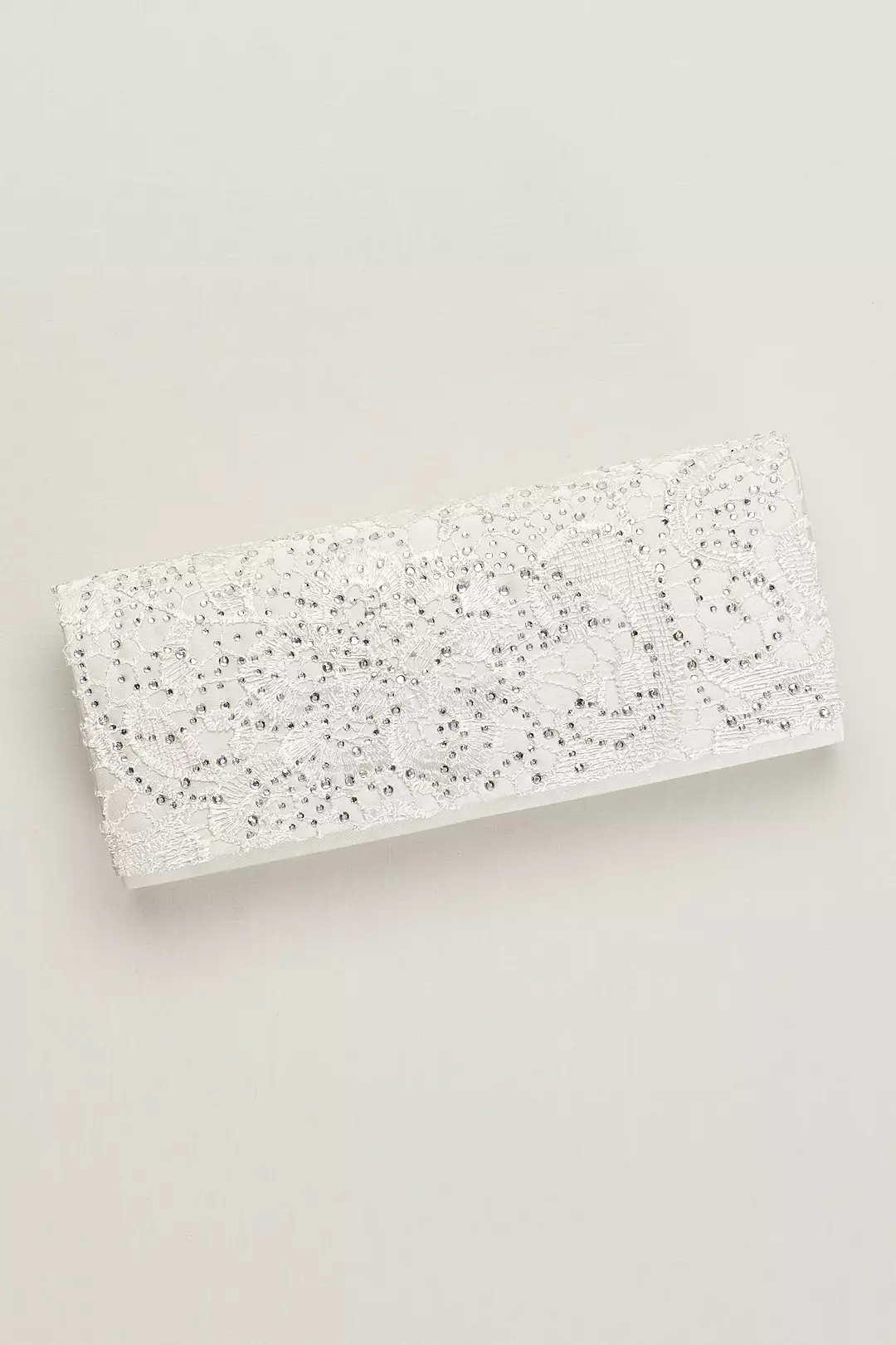 Lace and Crystal Clutch Image