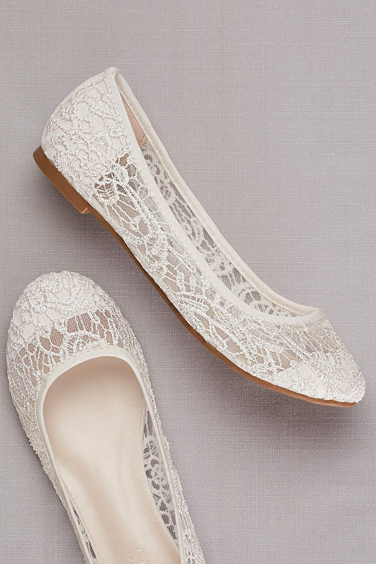 Wedding Flats for Bride - Low Heel ...