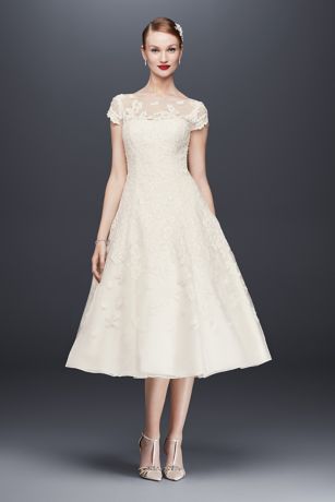 Short Tea Length Wedding Dresses David S Bridal