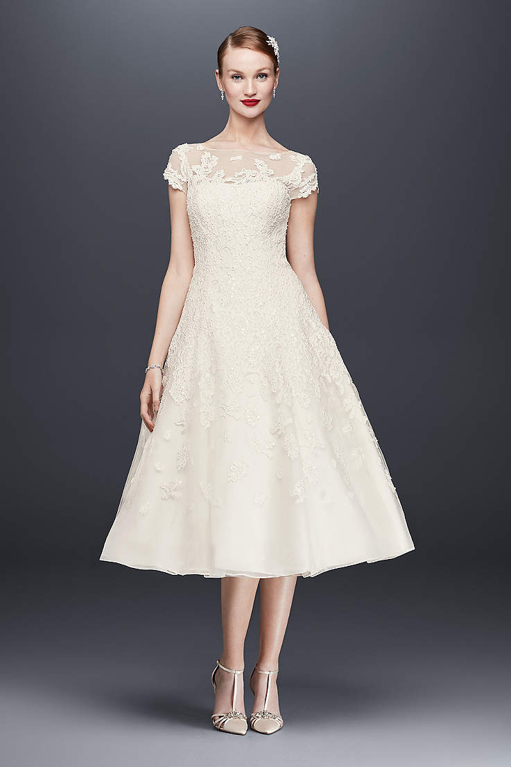 Ivory Wedding Dresses: Short \u0026 Long Styles | David's Bridal