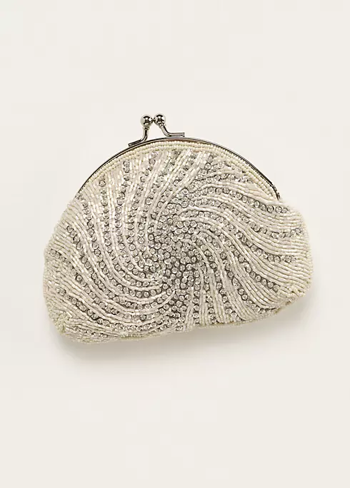 Jessica McClintock Bead and Sequin Handbag Image 1