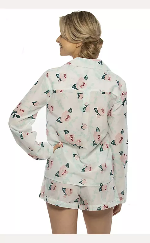 Cotton Floral Long Sleeve PJ Set Image 2