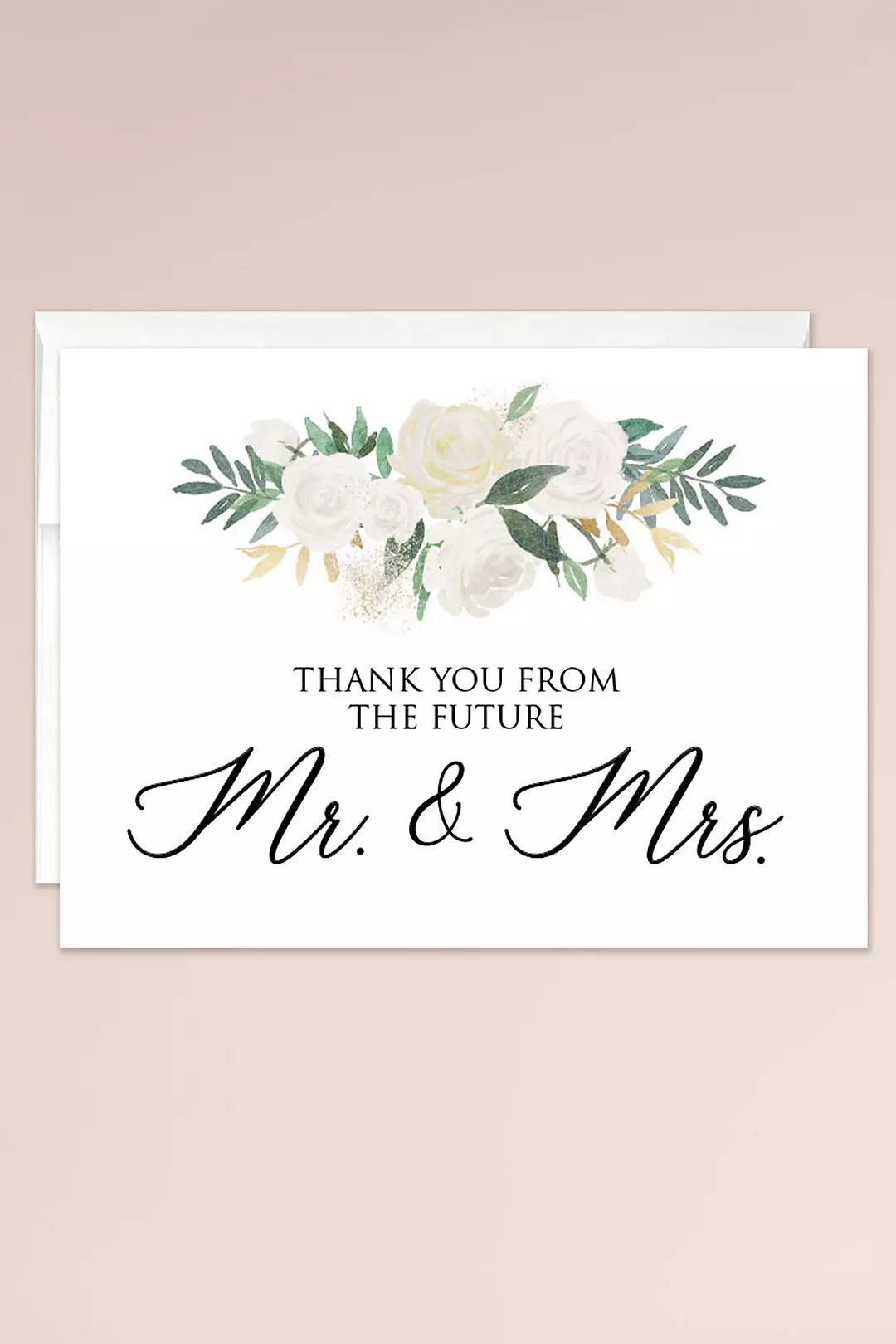 Thank You From the Future Mr and Mrs Blank Card Image