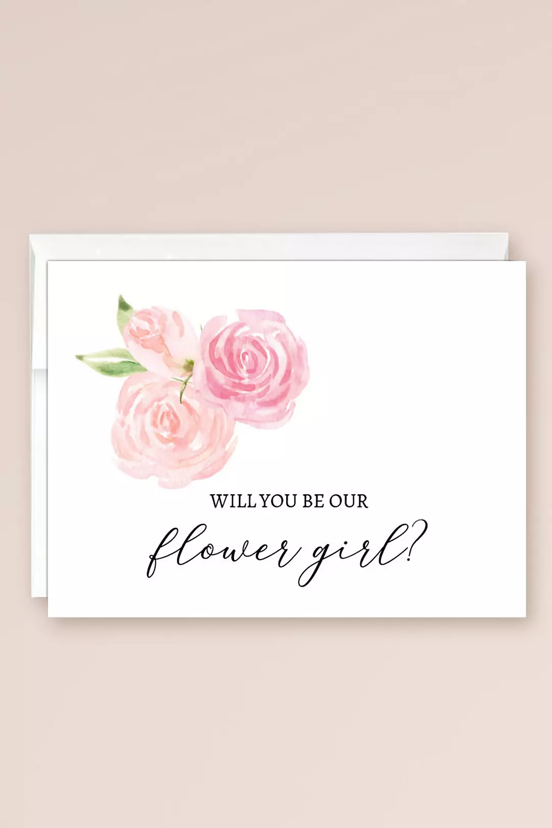 Be My Flower Girl Card Be My Flower Girl Card