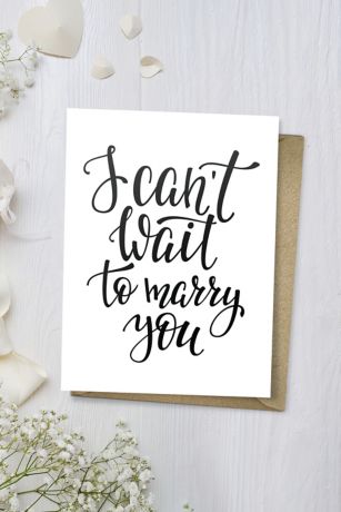 I Can't Wait to Marry You Wedding Card | David's Bridal